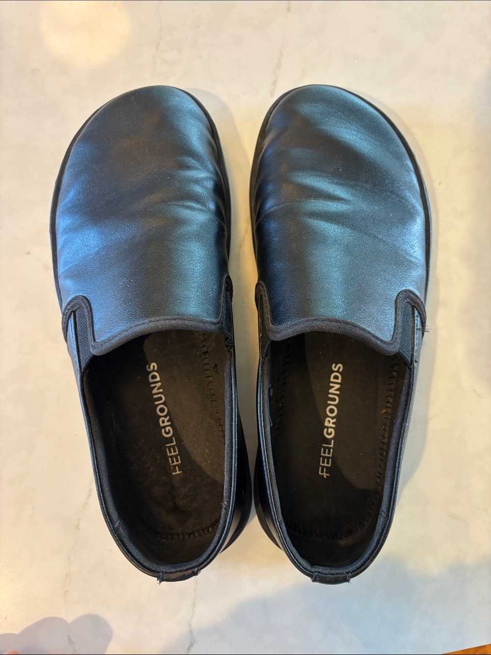 Women’s Feelgrounds drop top luxe vegan leather barefoot Slip-On Shoe